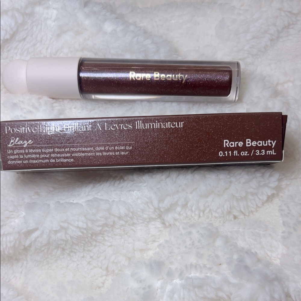 New Rare Beauty Positive Light Lip Gloss - Blaze